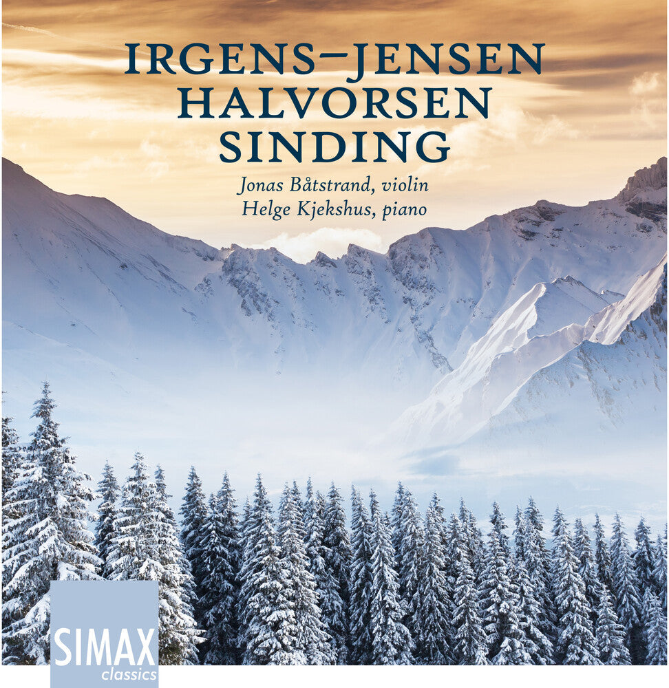 the album cover for Jonas Batstrand / Kjekshus,Helge - irgens-Jensen & Halvorsen: Sinding