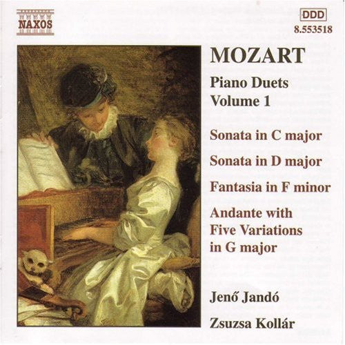 the album cover for Jenő Jandó - Piano Duets