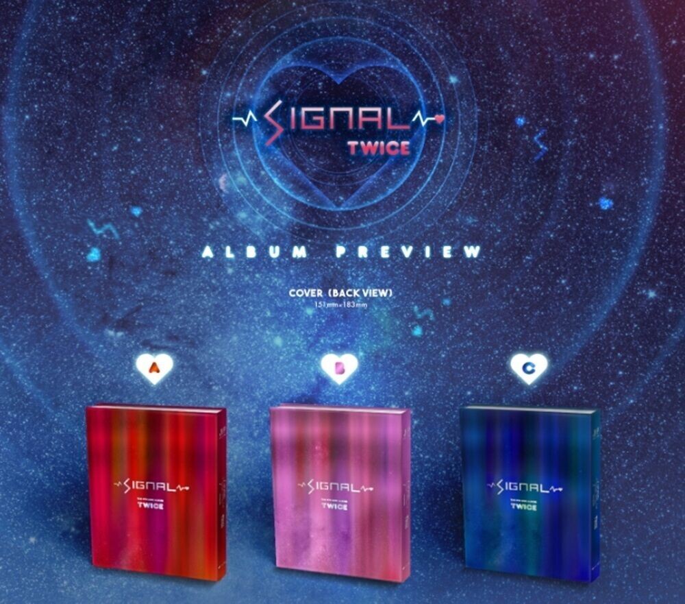 the album cover for TWICE - Signal (4th Mini Album) (Asia)