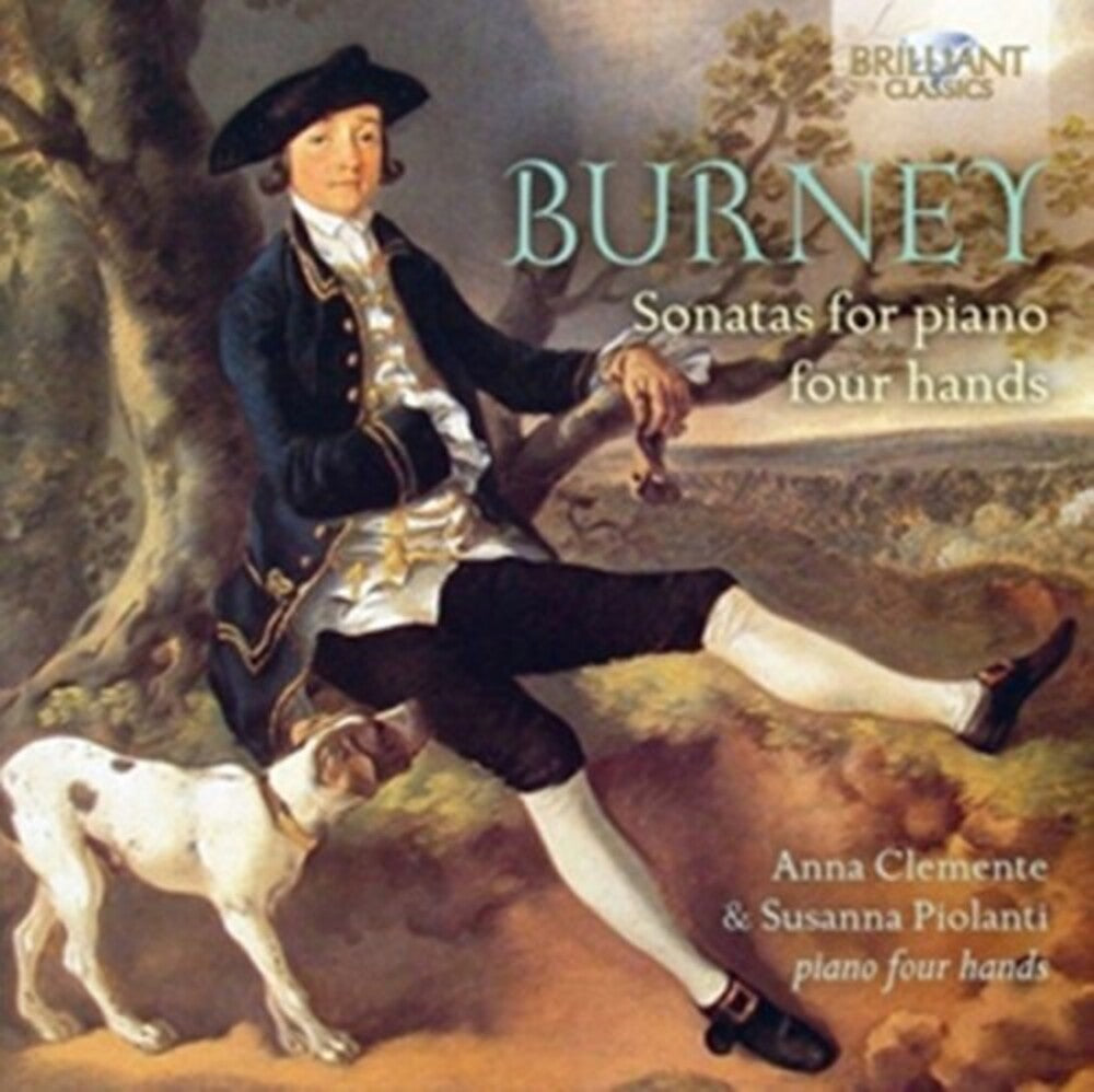 the album cover for Burney / Anna Clemente / Piolanti,Suzanna - Sonatas for Four Hands