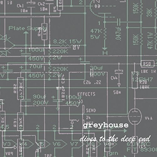 the album cover for Greyhouse - Dives to the Deep End