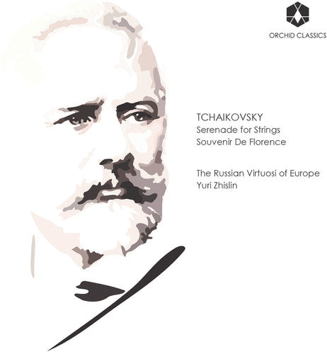 the album cover for Tchaikovsky / Russian Virtuosi Of Europe / Zhislin - Serenade for Strings & Souvenir de Florence