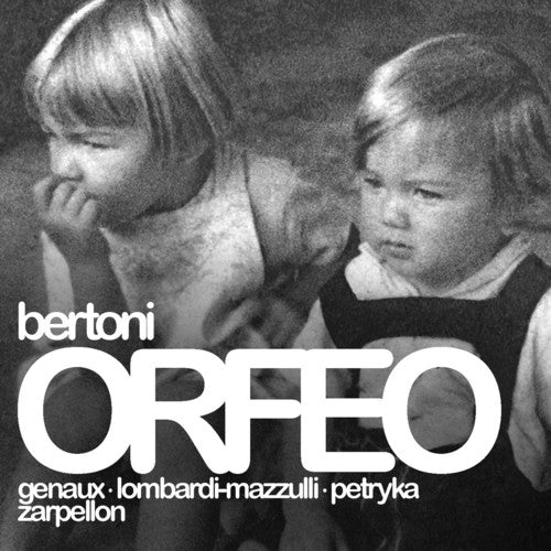 the album cover for Ferdinando Bertoni / Zarpellon,Roberto - Bertoni: Orfeo