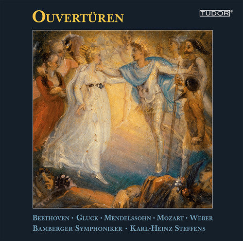the album cover for Bamberg Symphony Orchestra - Mendelssohn Beethoven Cherubini Gluck: Overtures