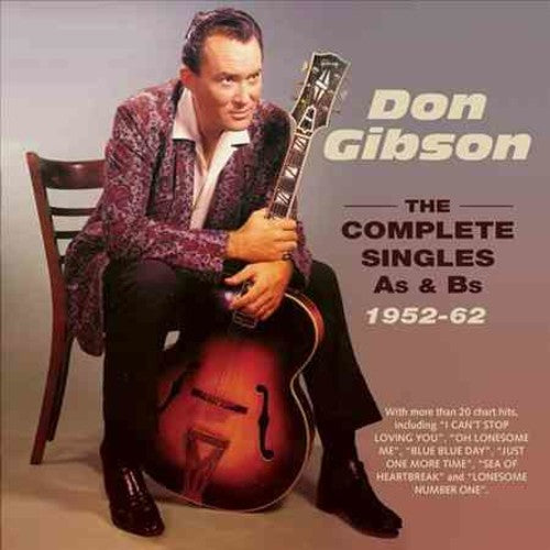 the album cover for Don Gibson - Complete Singles A's & B's 1952-62