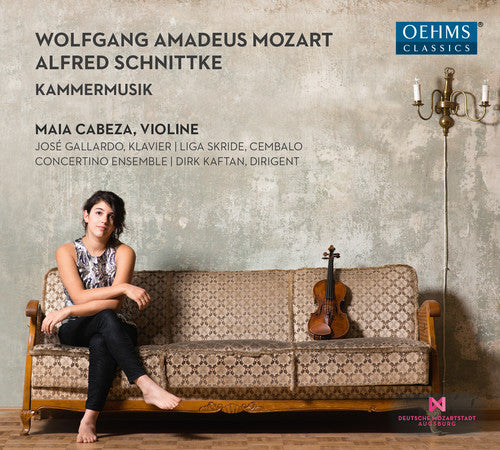 the album cover for W Mozart / Cabeza,Maia / Kaftan,Dirk - Mozart & Schnittke: Chamber Music