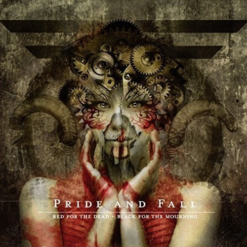 the album cover for Pride & Fall - Red For The Dead - Black For The Mourning