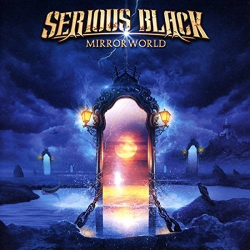 the album cover for Serious Black - Mirrorworld