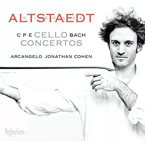 the album cover for C Bach PE / Altstaedt - C.P.E. Bach: Cello Concertos
