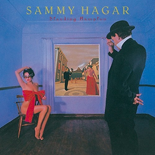 the album cover for Sammy Hagar - Standing Hampton