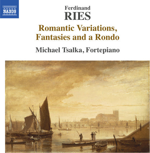 the album cover for Ries / Tsalka - Ferdinand Ries: Romantic Variations Fantasies