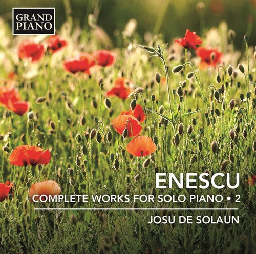 the album cover for Enescu / Solaun - Enescu: Complete Works For Solo Piano 2