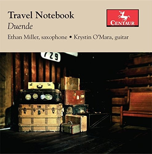 the album cover for Miller / Duende Ethan Miller Krystin Lmara - Travel Notebook