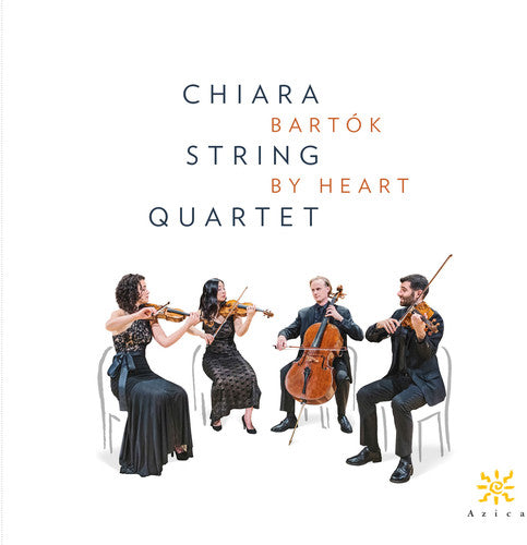 the album cover for Bartok / Chiara String Quartet - Bartok by Heart