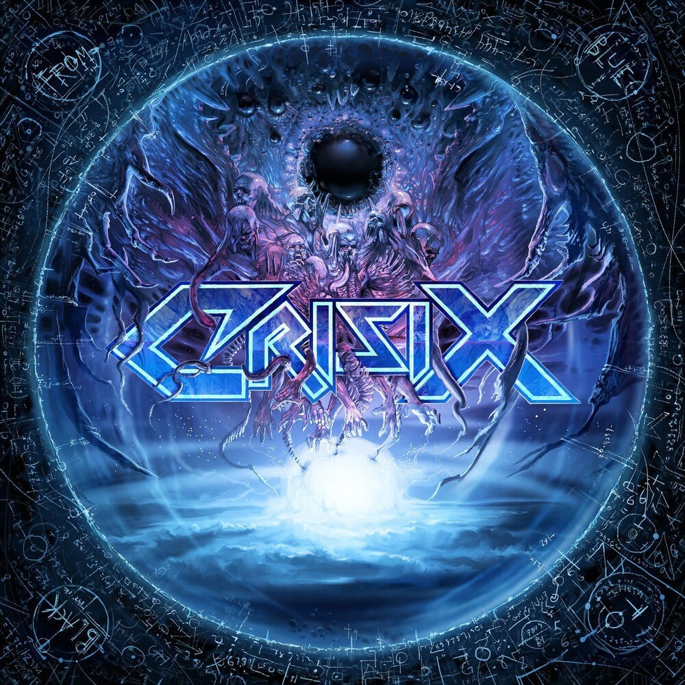 the album cover for Crisix - From Blue To Black