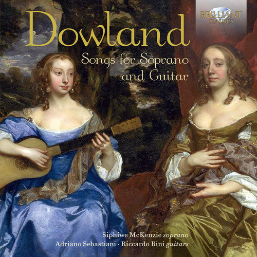 the album cover for Dowland / Siphiwe Mckenzie / Bini,Riccardo - Dowland: Songs For Soprano & Guitar