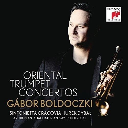 the album cover for Gabor Boldoczki - Oriental Trumpet Concertos