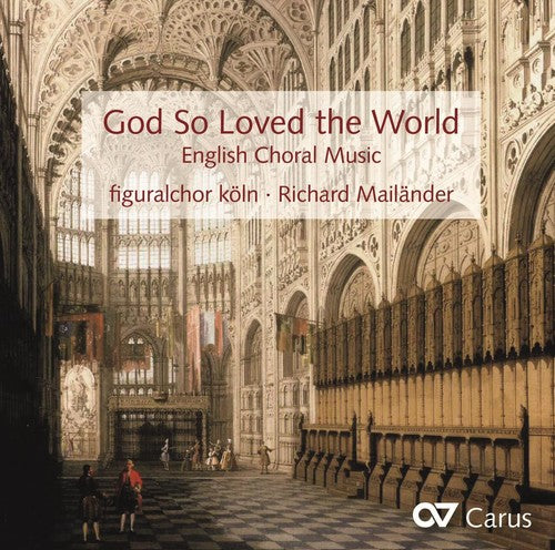 the album cover for Parsons / Battishill / Blow / Tomkins - God So Loved the World