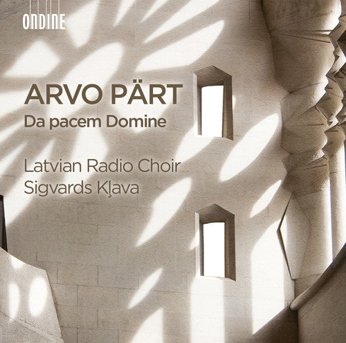 the album cover for Part / Latvian Radio Choir - Arvo Part: Da pacem Domine
