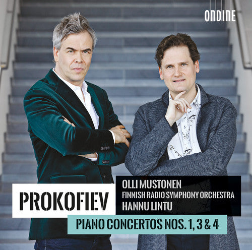 the album cover for Prokofiev / Olli Mustonen / Finnish Radio - Prokofiev: Piano Concertos Nos 1, 3 & 4