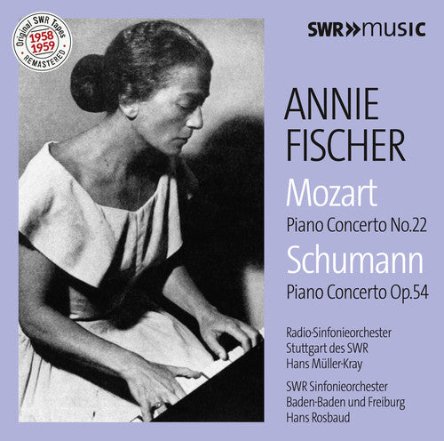 the album cover for Mozart / Schumann / Fischer / Muller-Kray - Mozart & Schumann: Piano Concertos