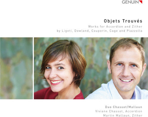 the album cover for Cage / Couperin / Chassot / Mallaun - Cage / Couperin / Dowland / Ligeti & Piazzolla: Objets Trouves