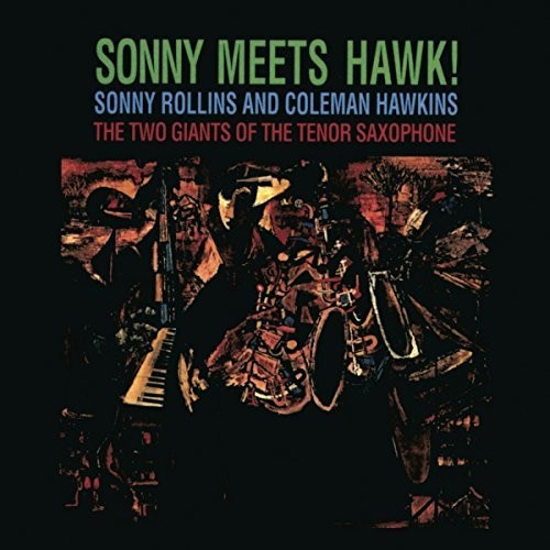 the album cover for Sonny Rollins - Sonny Meets Hawk