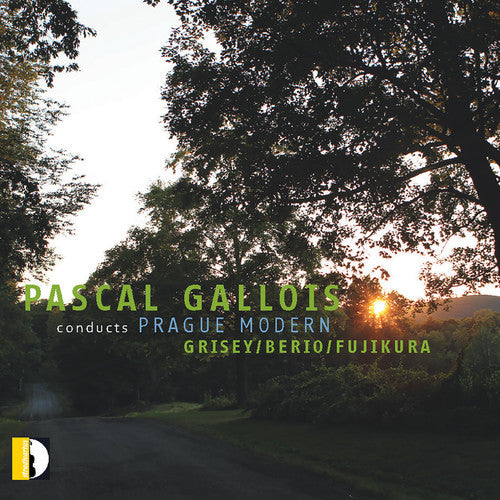 the album cover for Berio / Tokyo Metropolitan / Shimono - Pascal Gallois conducts Prague Modern