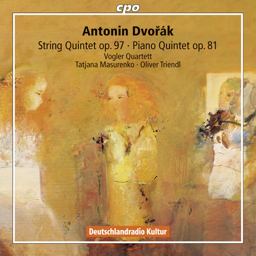 the album cover for Dvorak / Vogler Quartett / Masurenko / Triendl - Dvorak: String Quintet, Op. 97 - Piano Quintet, Op. 81