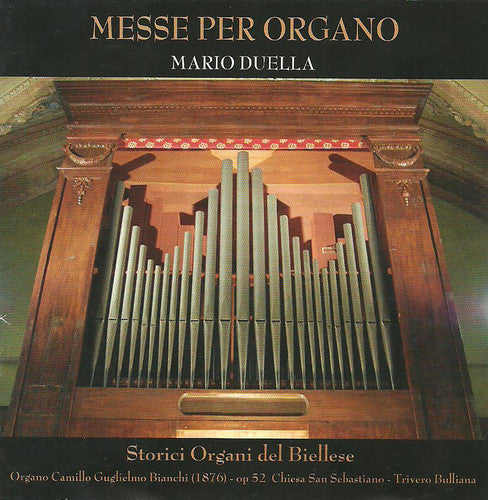 the album cover for Mario Duella - Messe per Organo