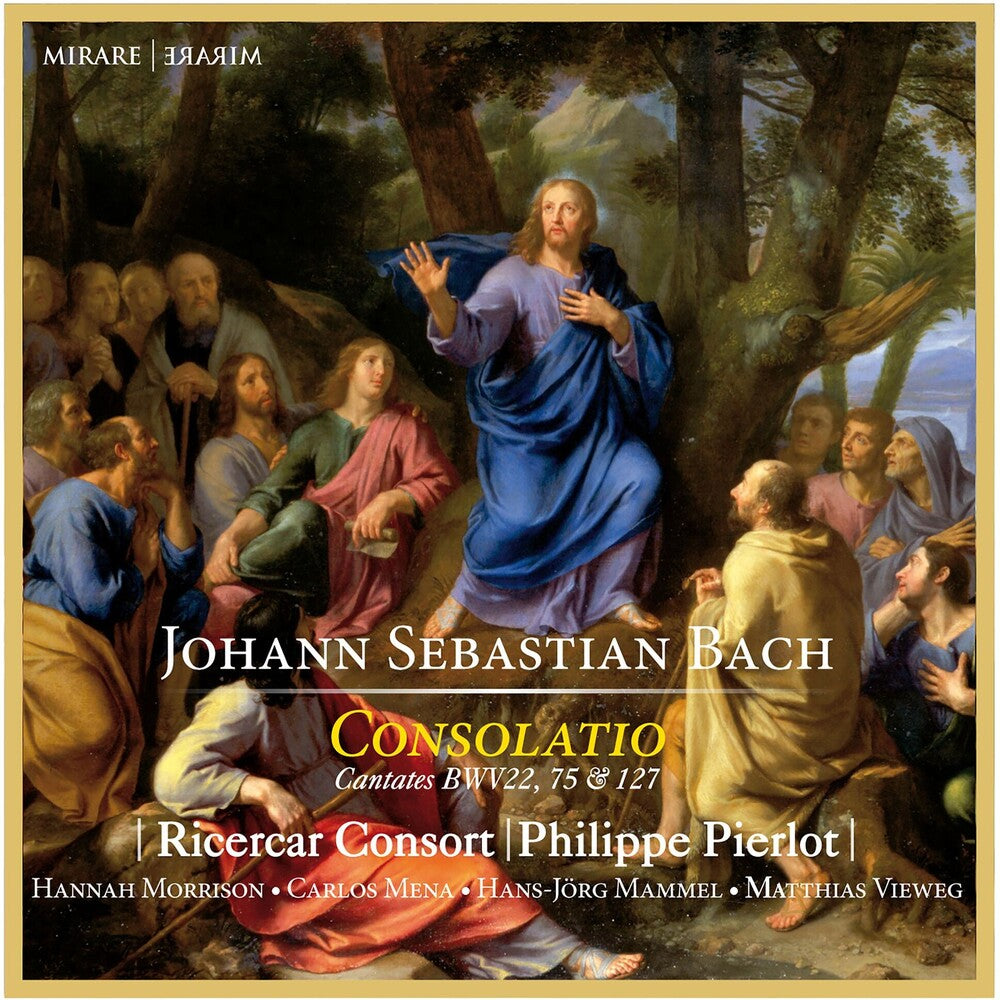 the album cover for Ricercar Consort - Bach: Consolatio