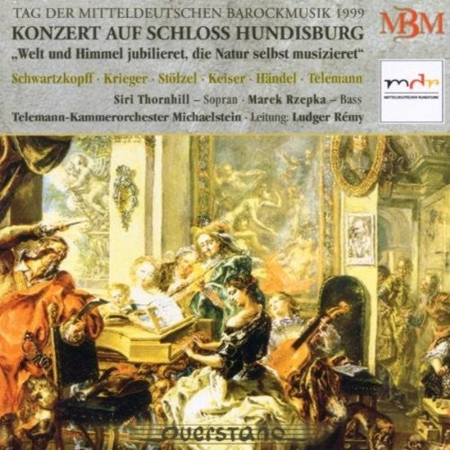 the album cover for Handel / Telemann-Kammerorchester Michaelstein - Welt und Himmel Jubilieret