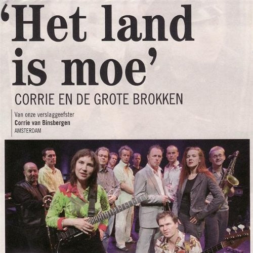 the album cover for Van Binsbergen / Various - Het Land Is Moe