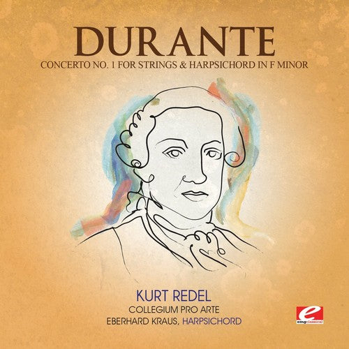 the album cover for Durante - Concerto 1 Strings & Harpsichord F Min