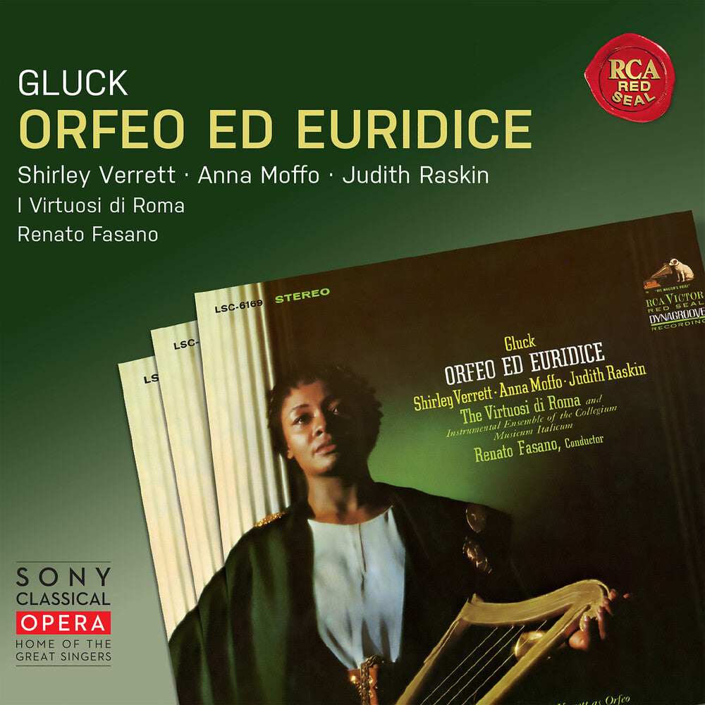 the album cover for Gluck / Verrett / Raskin - Orfeo Ed Euridice