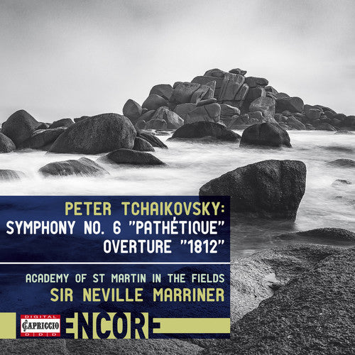the album cover for Marriner - Tchaikovsky: Symphony No. 6 Pathetique / Overture 1812