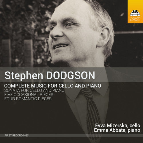 the album cover for Emma Abbate - Stephen Dodgson: Complete Music for Cello & Piano