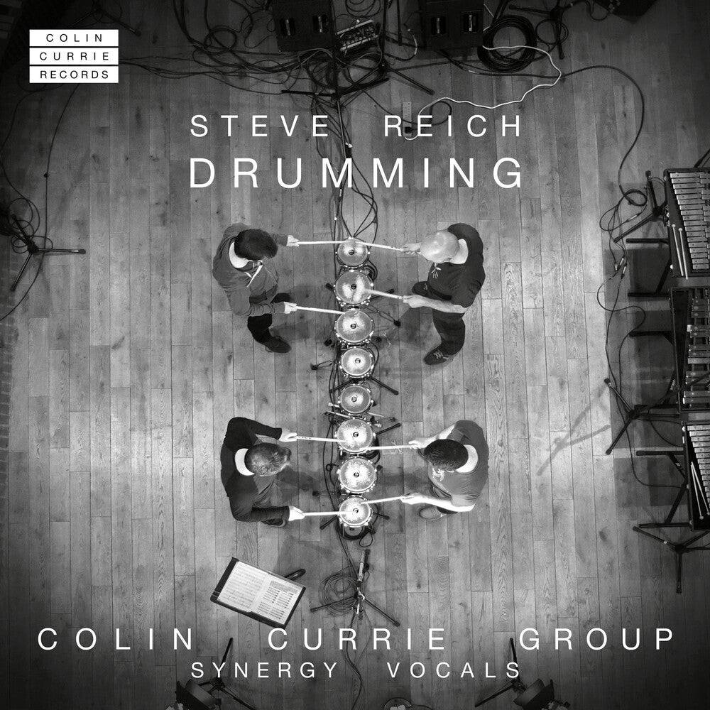 the album cover for Reich / Colin Currie - Reich: Drumming