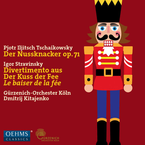 the album cover for Travinsky / Tchaikovsky / Koln / Kitajenko - Tchaikovsky: The Nutcracker - Stravinsky: Divertimento from Fairy's