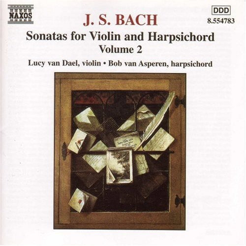 the album cover for Bob Van Asperen - Sonatas for Violin & Harpsichord 2