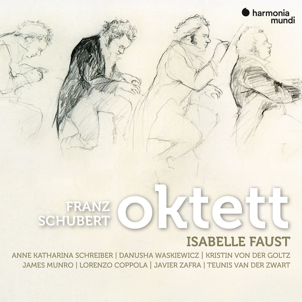 the album cover for Isabelle Faust - Schubert: Oktett D803