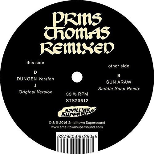 the album cover for Prins Thomas - Dungen/Sun Araw Remixes