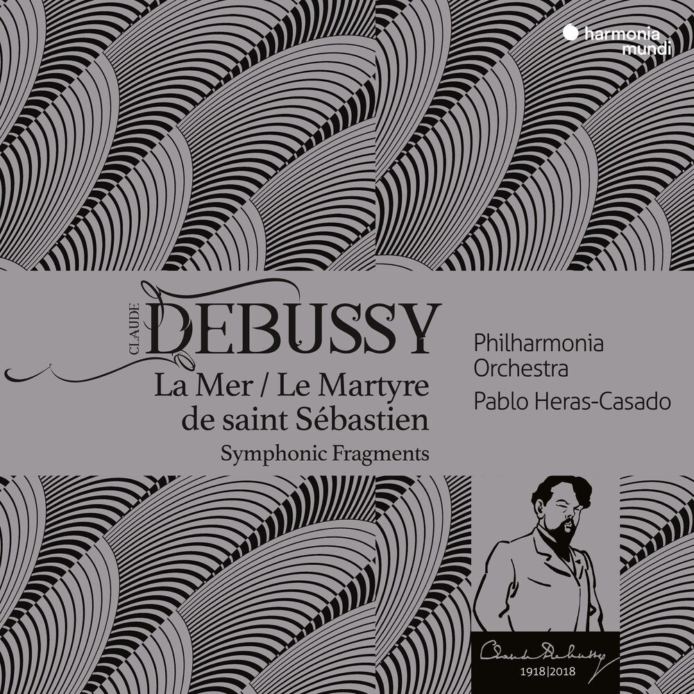 the album cover for Pablo Casado Heras - Debussy: La Mer, Le Martyre De Saint Sebastien