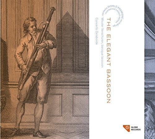 the album cover for Wouter Verschuren - Elegant Bassoon