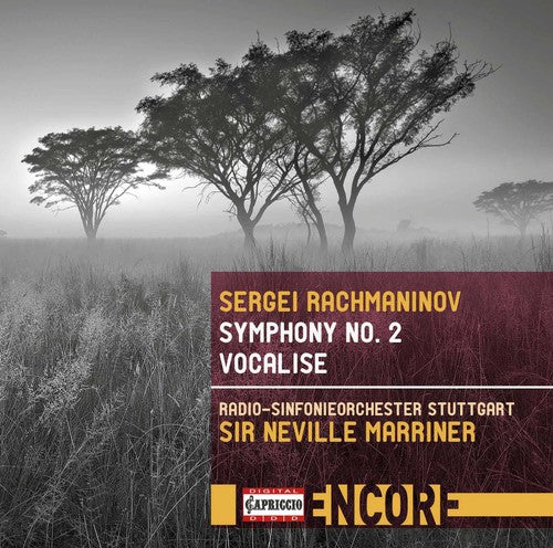 the album cover for Marriner - Sergei Rachmaninov: Symphony No. 2 & Vocalise