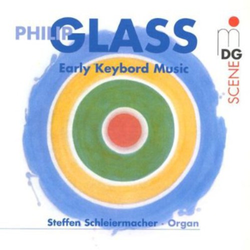 the album cover for P. GLASS - Early Keyboard Music