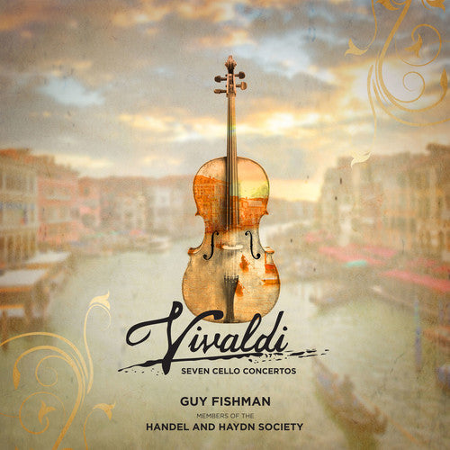 the album cover for A. Caporale - Antonio Vivaldi: Seven Cello Concertos