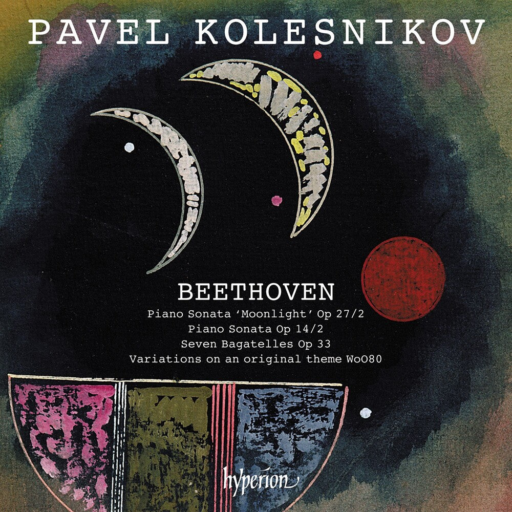 the album cover for Pavel Kolesnikov - Beethoven: Moonlight Sonata