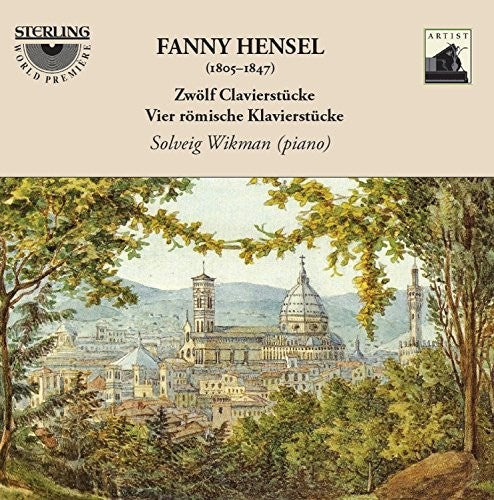 the album cover for Solveig Wikman - Zwolf Clavierstucke