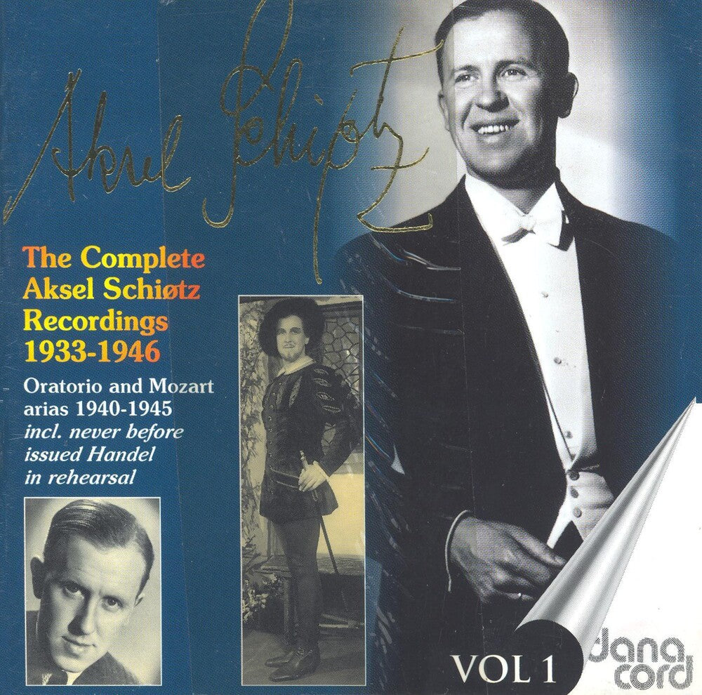the album cover for Askel Schiotz - Complete Askel Schiotz Recordings 1
